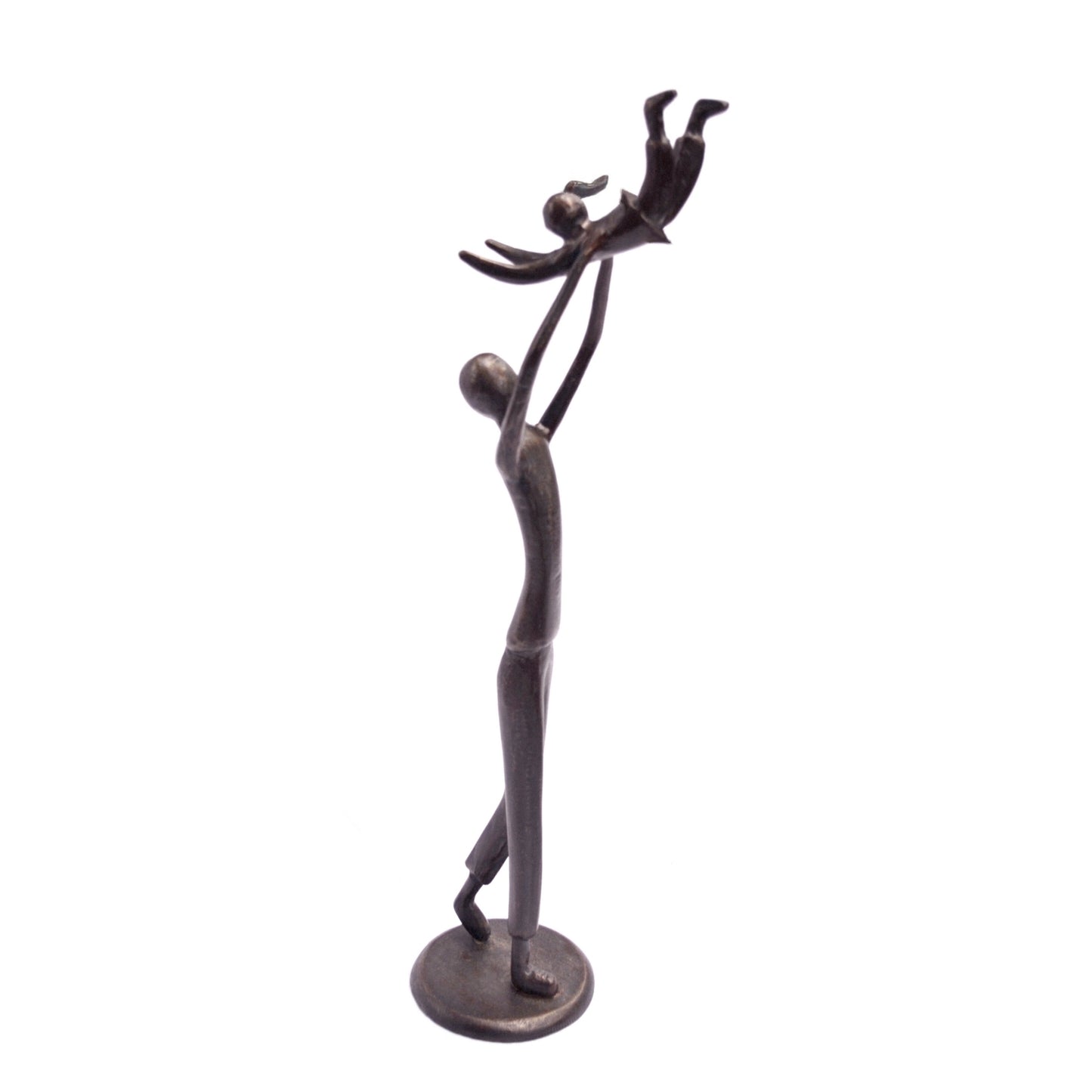 Escultura Pai com Menina