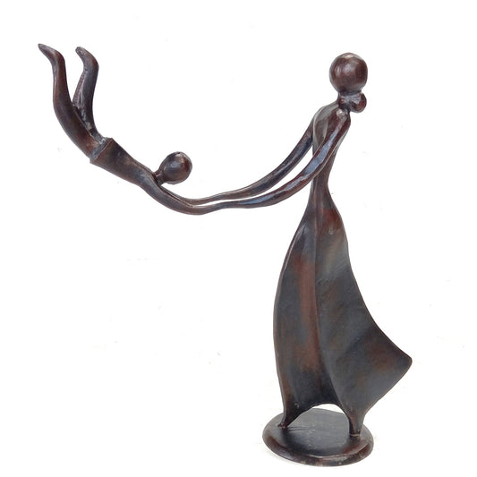 Escultura Mama com Menino