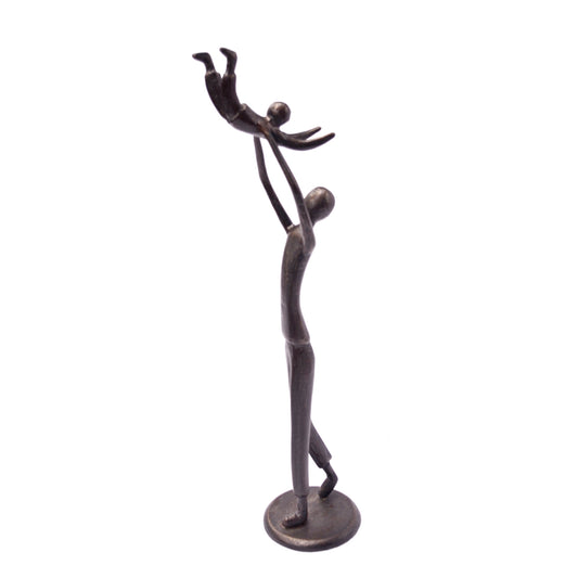 Escultura Pai com Menino